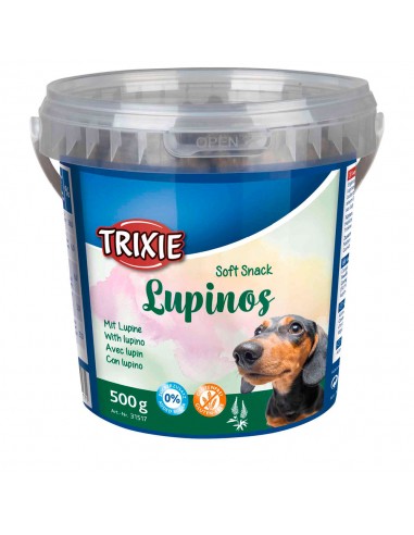 snack peroo Trixie lupinos