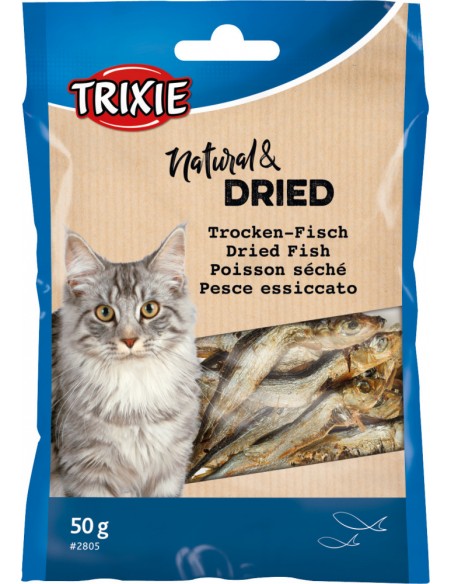 Snacks para gato anchoas deshidratadas