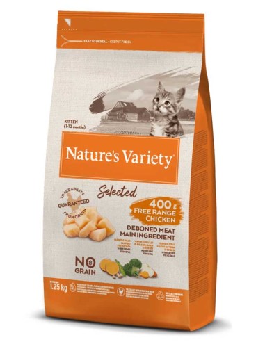 Nature's Variety Selected No Grain Kitten Pollo campero