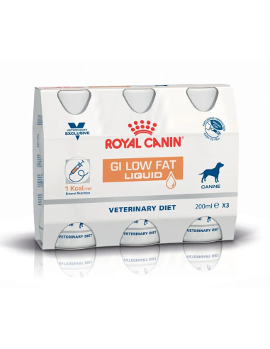 Royal Canin Gastrointestinal Low Fat liquid 3 x 200 ml