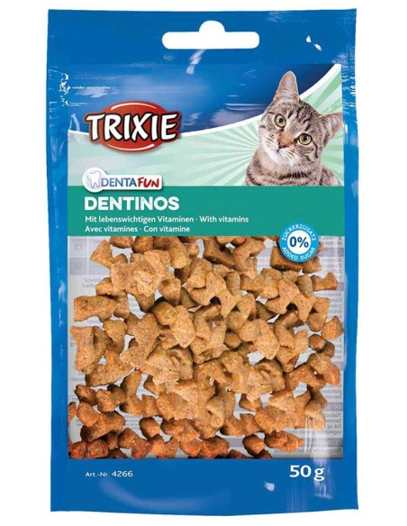 Snack para gato Dentinos Denta Fun 50 gr, Trixie