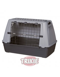 transportin de perros en coche de trixie fabricado en plastico resistente