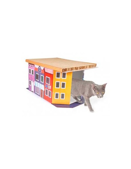 Casa de carton para gatos modelo A