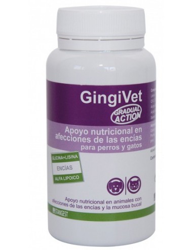 Gingivet apoyo nutricional para afecciones de encias en perros y gatos