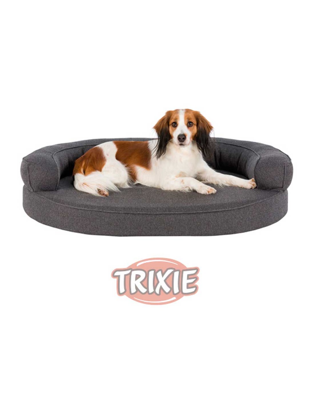 Oculto He reconocido Escarpa sofá para perro en tela de color gris de Trixie